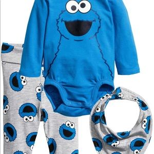 cookie monster crib bedding